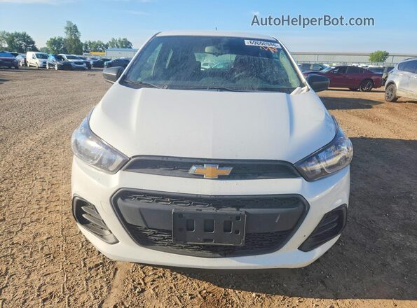 KL8CB6SAXJC433687 2018 CHEVROLET SPARK White Widok z przodu