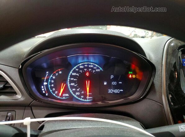 KL8CB6SAXLC400417 2020 CHEVROLET SPARK Black Սարքավորումների վահանակի տեսք