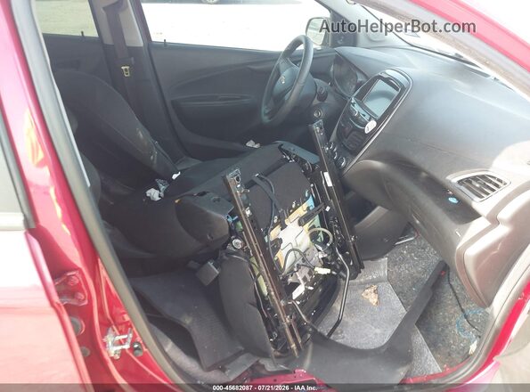 KL8CB6SAXLC424023 2020 CHEVROLET SPARK Темно-бордовый Вид салона спереди