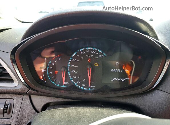 KL8CB6SAXLC451352 2020 CHEVROLET SPARK White Instrument cluster view