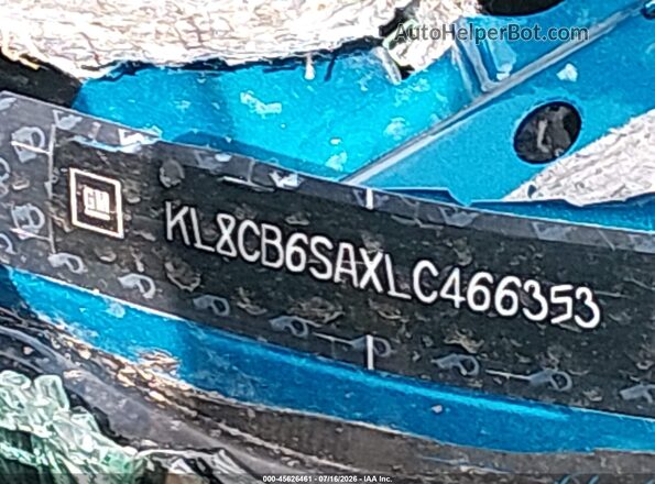 KL8CB6SAXLC466353 2020 CHEVROLET SPARK Blue Вид підкапотного простору