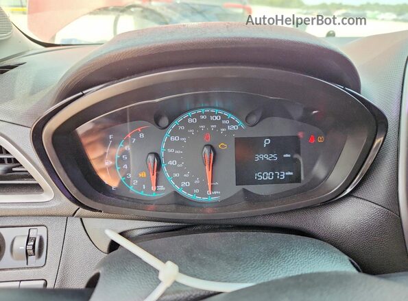 KL8CB6SAXMC737753 2021 CHEVROLET SPARK Orange Вид щитка приладів