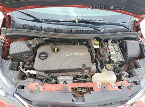 KL8CB6SAXMC737753 2021 CHEVROLET SPARK Orange Вид задньої частини салону