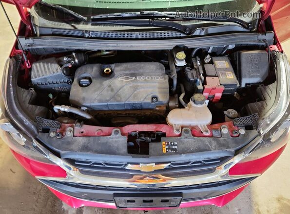 KL8CC6SA9LC450724 2020 CHEVROLET SPARK Red Widok wnętrza z tyłu