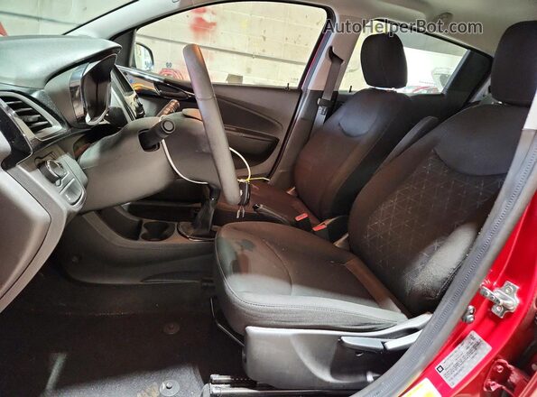 KL8CC6SA9LC450724 2020 CHEVROLET SPARK Red Widok wnętrza z przodu