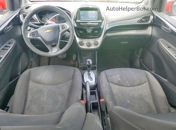 KL8CD6SA0GC600626 2016 CHEVROLET SPARK Red Вид панелі приладів
