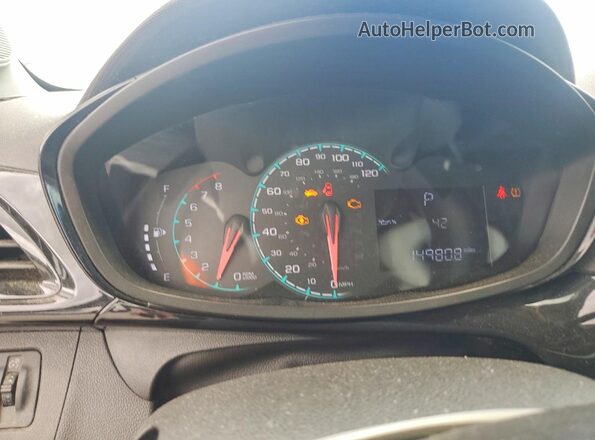 KL8CD6SA0GC600626 2016 CHEVROLET SPARK Red Вид щитка приладів