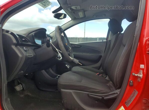 KL8CD6SA0GC600626 2016 CHEVROLET SPARK Red Вид салону спереду