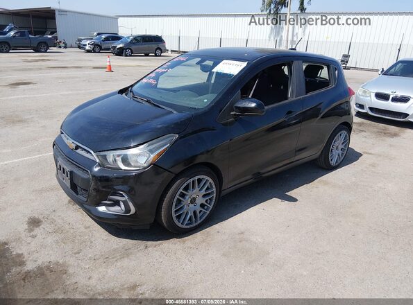 KL8CD6SA0HC774682 2017 CHEVROLET SPARK Черный Передняя левая четверть