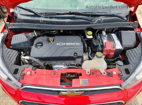 KL8CD6SA0HC802724 2017 CHEVROLET SPARK Red Вид задньої частини салону