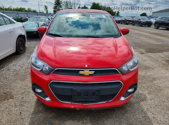 KL8CD6SA0HC802724 2017 CHEVROLET SPARK Red Вид спереду