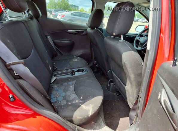 KL8CD6SA0HC802724 2017 CHEVROLET SPARK Red Вид задніх сидінь