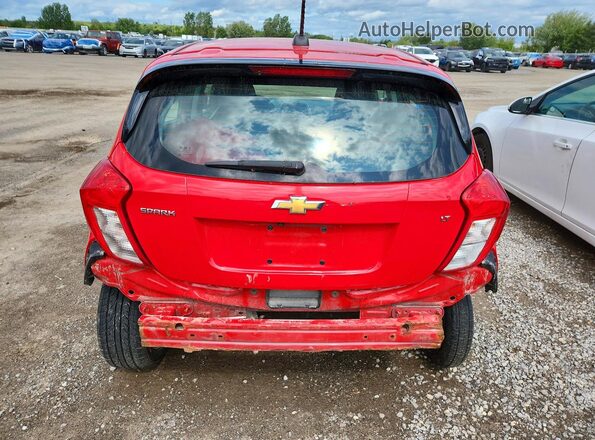 KL8CD6SA0HC802724 2017 CHEVROLET SPARK Red Вид ззаду