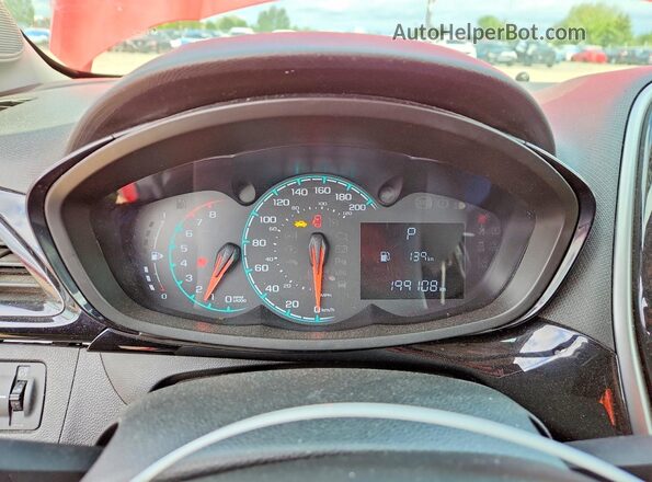 KL8CD6SA0HC802724 2017 CHEVROLET SPARK Red Вид щитка приладів