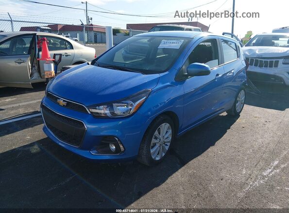 KL8CD6SA0HC816123 2017 CHEVROLET SPARK Blue Przód lewy