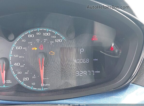 KL8CD6SA0HC816123 2017 CHEVROLET SPARK Blue Widok tylnych siedzeń