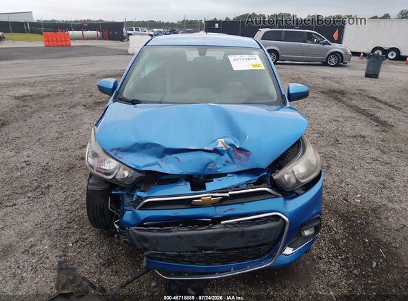 KL8CD6SA0HC829941 2017 CHEVROLET SPARK Blue Instrument cluster view