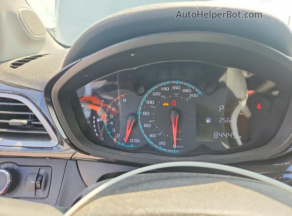 KL8CD6SA0KC800706 2019 CHEVROLET SPARK White Vista del cuadro de instrumentos