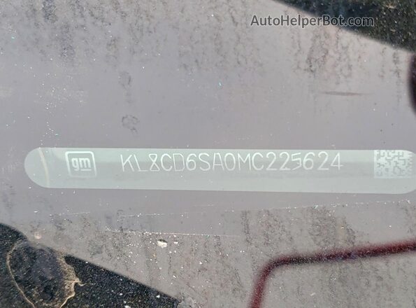 KL8CD6SA0MC225624 2021 CHEVROLET SPARK White Engine compartment view