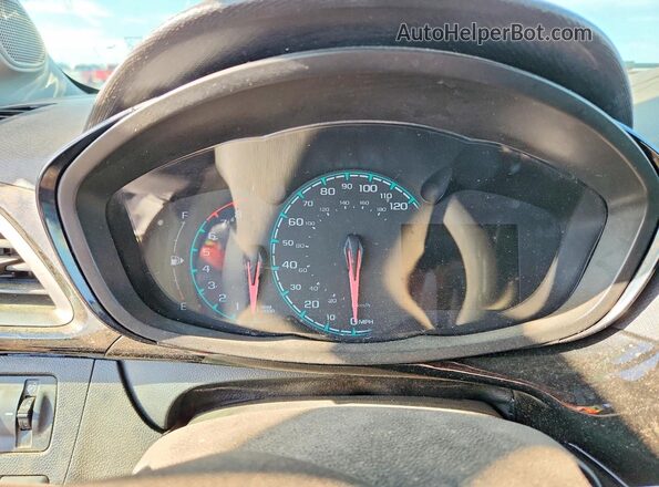 KL8CD6SA0MC745483 2021 CHEVROLET SPARK Red Instrument cluster view