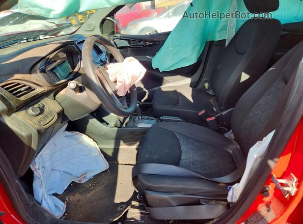KL8CD6SA0MC745483 2021 CHEVROLET SPARK Red Front interior view