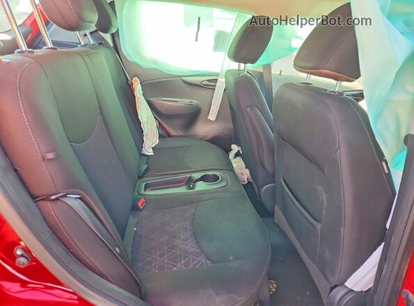 KL8CD6SA0MC745483 2021 CHEVROLET SPARK Red Rear seats view