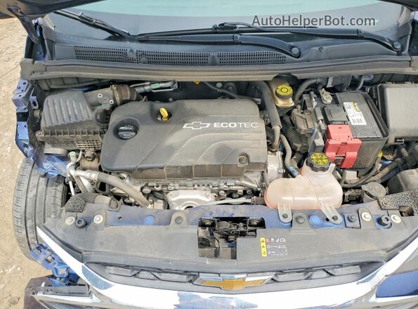 KL8CD6SA0NC014960 2022 CHEVROLET SPARK Blue Widok komory silnika