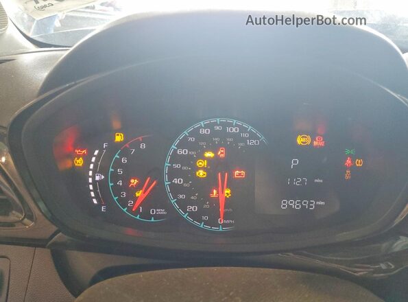 KL8CD6SA1HC767014 2017 CHEVROLET SPARK Black Instrument cluster view