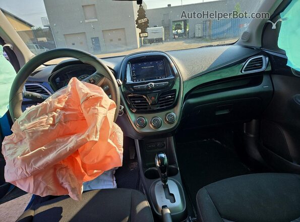 KL8CD6SA1KC713591 2019 CHEVROLET SPARK Turquoise Առջևի վահանակի տեսք