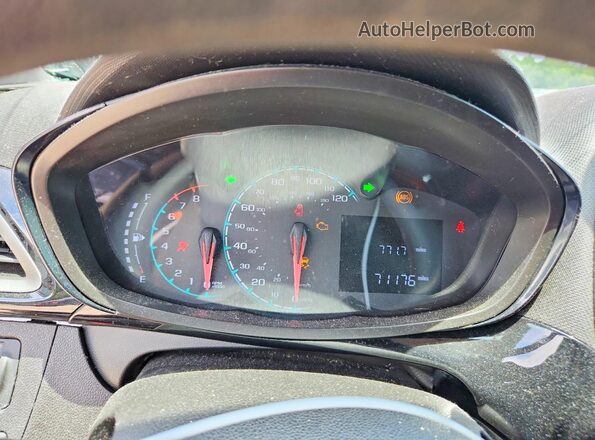 KL8CD6SA1KC763455 2019 CHEVROLET SPARK Red Vista del cuadro de instrumentos