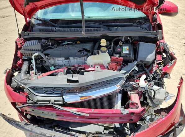 KL8CD6SA1KC763455 2019 CHEVROLET SPARK Red Vista interior trasera