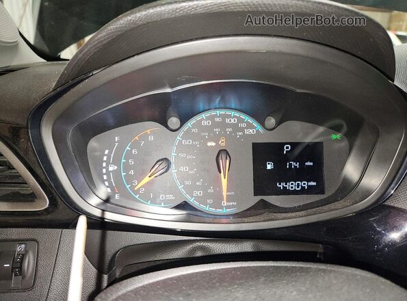 KL8CD6SA1LC405077 2020 CHEVROLET SPARK Black Vista del cuadro de instrumentos
