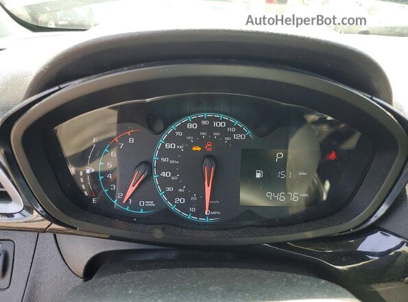 KL8CD6SA1MC216463 2021 CHEVROLET SPARK Black Vista del cuadro de instrumentos