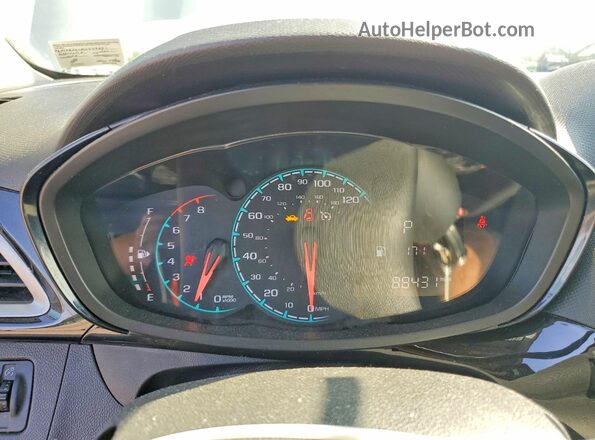 KL8CD6SA1MC749851 2021 CHEVROLET SPARK Silver Вид щитка приладів