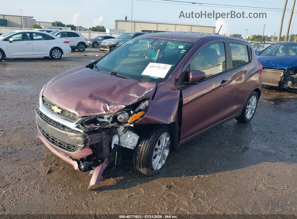 KL8CD6SA1MC749994 2021 CHEVROLET SPARK Purple Передня ліва чверть