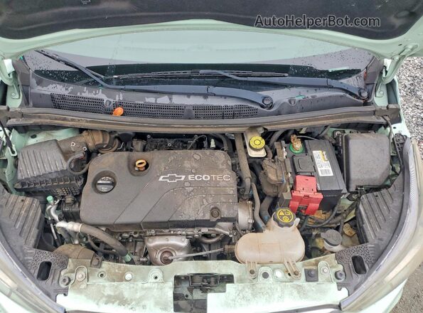 KL8CD6SA2HC752750 2017 CHEVROLET SPARK Turquoise Вид задньої частини салону