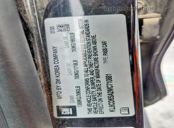 KL8CD6SA2MC710881 2021 CHEVROLET SPARK Black Vista del compartimento del motor
