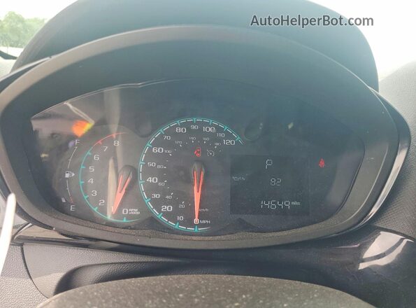 KL8CD6SA2NC030495 2022 CHEVROLET SPARK Blue Widok zestawu wskaźników