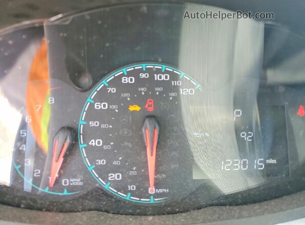KL8CD6SA3GC577200 2016 CHEVROLET SPARK Blue Vista del cuadro de instrumentos