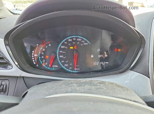 KL8CD6SA4GC586682 2016 CHEVROLET SPARK Blue Вид щитка приладів