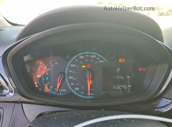 KL8CD6SA4HC741877 2017 CHEVROLET SPARK Silver Вид щитка приладів