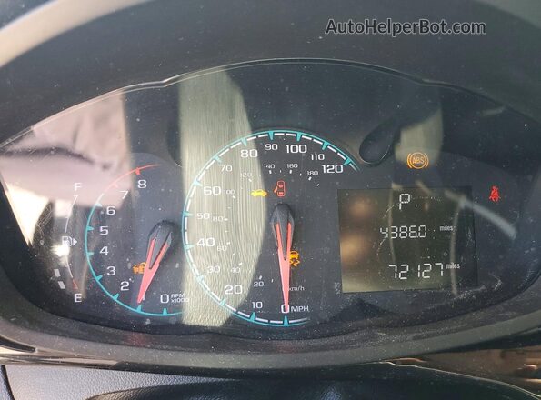 KL8CD6SA5KC745315 2019 CHEVROLET SPARK Charcoal Instrument cluster view