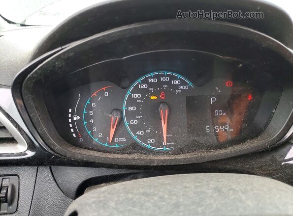 KL8CD6SA5MC706470 2021 CHEVROLET SPARK Black Widok zestawu wskaźników