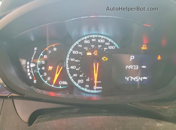 KL8CD6SA5MC709286 2021 CHEVROLET SPARK Фиолетовый Вид щитка приборов