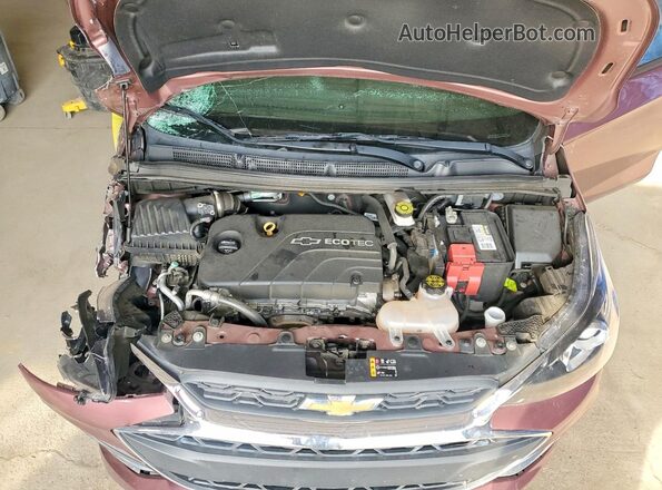 KL8CD6SA5MC709286 2021 CHEVROLET SPARK Фиолетовый Вид задней части салона