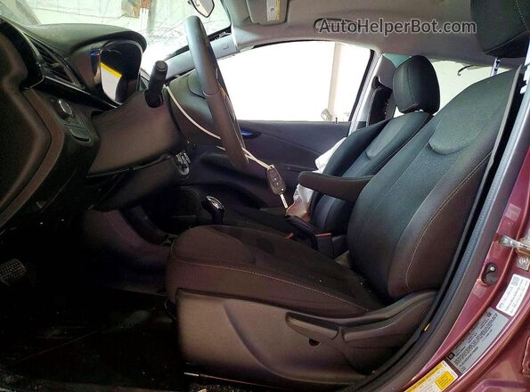 KL8CD6SA5MC709286 2021 CHEVROLET SPARK Фиолетовый Вид салона спереди