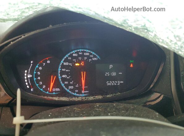 KL8CD6SA5MC733412 2021 CHEVROLET SPARK Purple Instrument cluster view