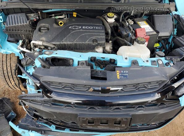 KL8CD6SA5NC036632 2022 CHEVROLET SPARK Синий Вид задней части салона