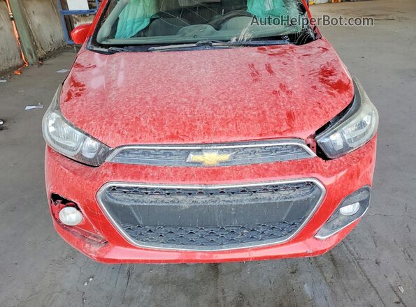 KL8CD6SA6GC571584 2016 CHEVROLET SPARK Red Вид задньої частини салону