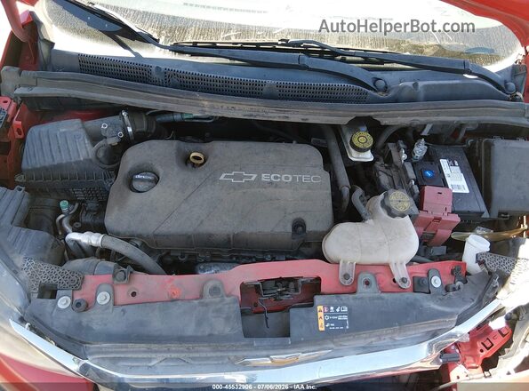 KL8CD6SA6LC422036 2020 CHEVROLET SPARK Red Вид ззаду